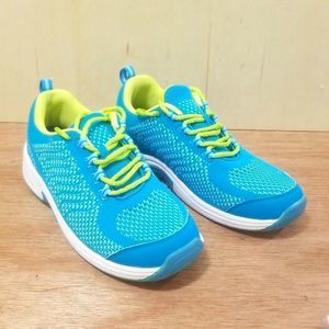 Women's Blue and Yellow Sneakers